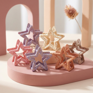 Cakop Bintang Lima Motif Emas 7 cm