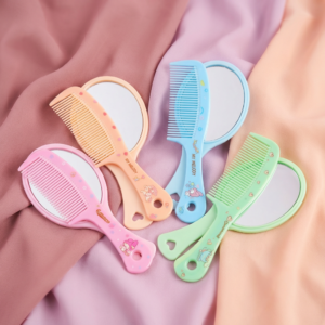 Cermin Kaca Include Sisir Karakter Melody