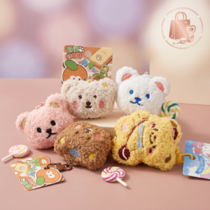 Gantungan Kunci Karakter Boneka Bulu Lonceng