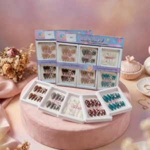 Kuku Palsu Model Pita | Press On Nails Motif Pita