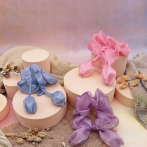 Kunciran Rambut Warna Warni Tulip