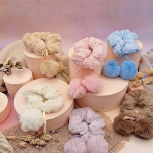 Kunciran Rambut 2 Pom Pom